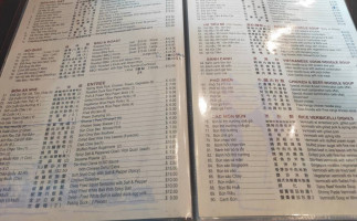 Vinh Thuan menu