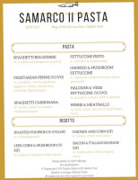 Samarco Ii menu
