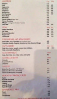 Cafe Pellegrini menu