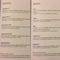 Grazing menu