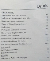 Seddon Wine Store menu