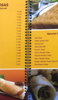 Sagar Ratna menu