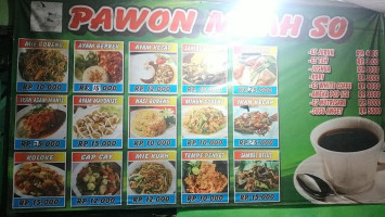 Pawon Mbah So food