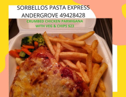 Sorbellos Pasta Express food