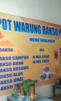 Depot Warung Bakso Pak Kris food