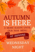 Zephyrz Restaurant And Bar food