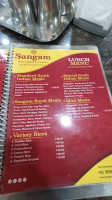 Sangam Veg menu