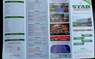 Ambur Star Briyani Since 1890 menu