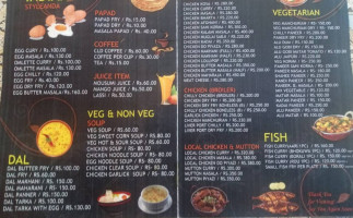 Walden Dhaba menu