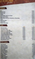 Ambrosia menu