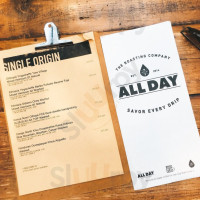 All Day The Roasting Company menu