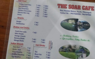 Soar Cafe And menu