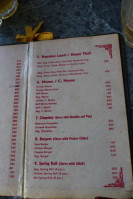 Jyona Belee Cafe menu