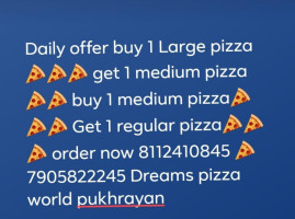 Dream Pizza World food