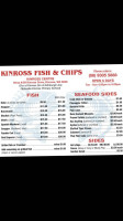 Kinross Fish Chips inside