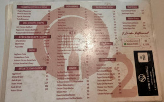 O2 Garden menu