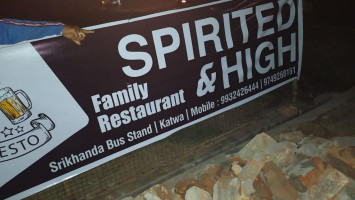 Spirited And High Restaurant Cum Bar food