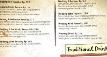 Warkop Surabi menu