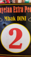 Penyetan Pedas Mb Dini menu