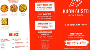 Buon Gusto Pizza And Pasta food