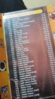 Indian Coffee House menu