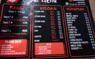 Sukabumi Seafood House menu