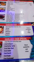 Kamlabai Sea Food menu