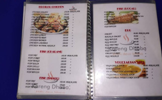 Kareng Dhaba menu