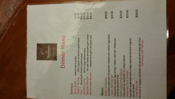 Da's Barn Restaurant Bar menu