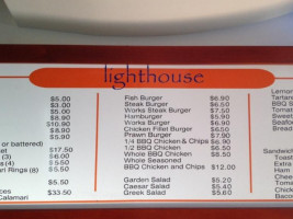 Lighthouse Seafood Mackay menu