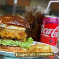 Burger Cafe Honohono food