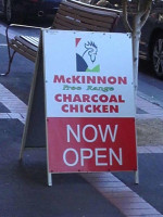 Mckinnon Free Range Charcoal Chicken outside