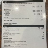 The Grazing Goat Cafe menu