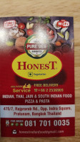 Honest Indian Food food