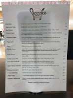 Piccolo's menu