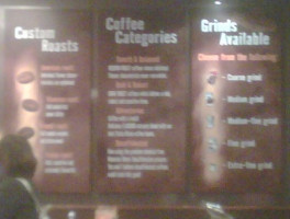 Gloria Jean's Coffees menu