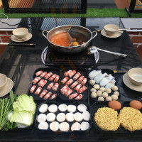 Lava Bbq Hotpot food