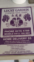 Lucky Garden Chinese Take Away food