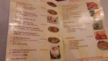 Gold Fish menu