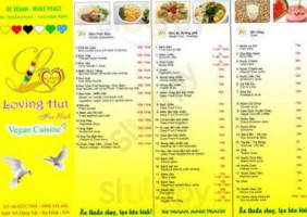 Loving Hut Hoa Binh Vegan menu