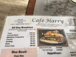 Cafe Harry food