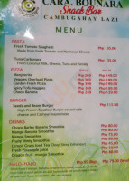 Cara. Bounara menu