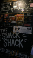 Snack Shack menu