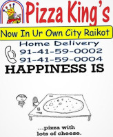 Pizza King's food