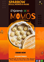 Sparrow Rolls, Momos More… menu