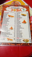 Unnati Surti Fancy Dhosa Pavbhaji menu