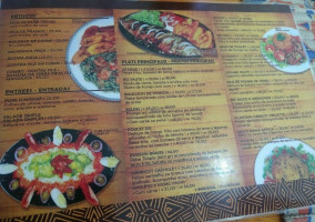 Mama Africa menu