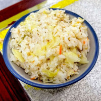 Cabbage Rice And Pork Rib Soup food