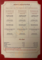 Nhà Hàng Trois Gourmands menu