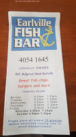 Earlville Fish Bar menu